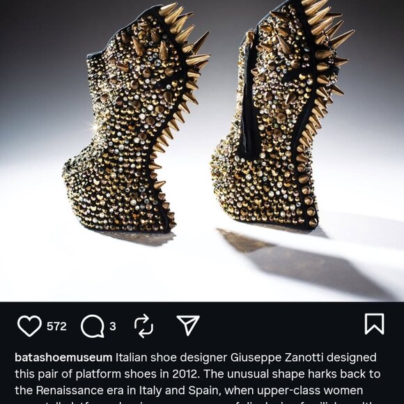 RARE ICONIC GIUSEPPE ZANOTTI SWAROVSKI STUDDED SHOES - Picture 10 of 12